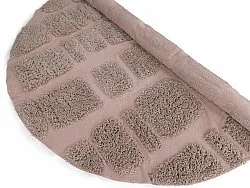 Tappeto rotondo - Otranto Natural Cotton Shaggy (taupe)