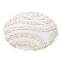 Tappeto rotondo - Sivota Natural Cotton Shaggy (bianco)