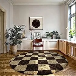 Tappeti rotondi - Albi (marrone/beige)