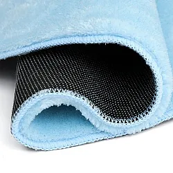 Tappeti rotondi - Aranga Super Soft Fur (azzurro)