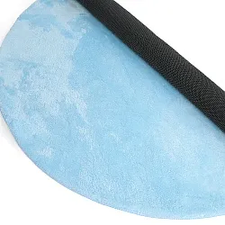 Tappeti rotondi - Aranga Super Soft Fur (azzurro)