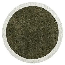 Tappeti rotondi - Conques (verde/bianco)