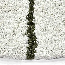Tappeti rotondi - Eze (bianco/verde)