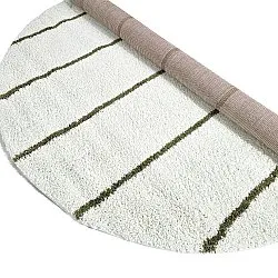 Tappeti rotondi - Eze (bianco/verde)