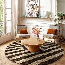 Tappeti rotondi - Imilchil (beige/marrone)
