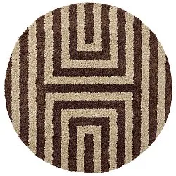 Tappeti rotondi - Imilchil (beige/marrone)