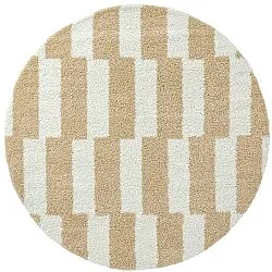 Tappeti rotondi - Tamri (beige/bianco)
