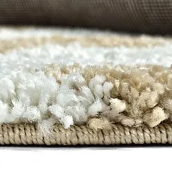 Tappeti rotondi - Tamri (beige/bianco)