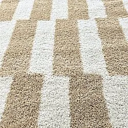Tappeti rotondi - Tamri (beige/bianco)