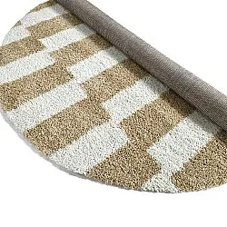 Tappeti rotondi - Tamri (beige/bianco)