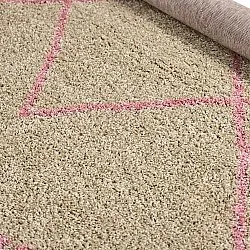 Tappeti rotondi - Tiznit (beige/rosa)