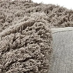 Tappeto rotondo - Aliste Wool Shaggy (marrone)