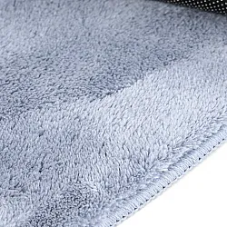 Tappeti rotondi - Aranga Super Soft Fur (blu acciaio)