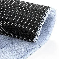 Tappeti rotondi - Aranga Super Soft Fur (blu acciaio)