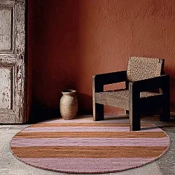 Tappeto rotondo - Garine (arancione/rosa)