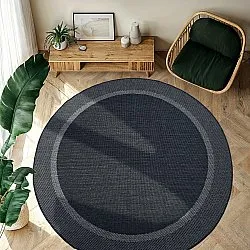Tappeto rotondo - Indoor/Outdoor Alta (antracite)