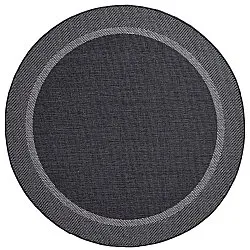 Tappeto rotondo - Indoor/Outdoor Alta (antracite)