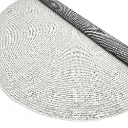 Tappeto rotondo - Indoor/Outdoor Arlo (bianco)