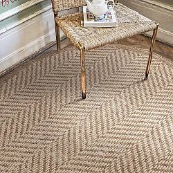 Tappeto rotondo - Indoor/Outdoor Donora (marrone)