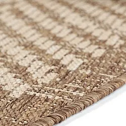 Tappeto rotondo - Indoor/Outdoor Donora (marrone)