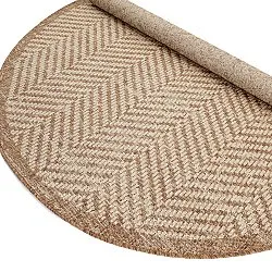 Tappeto rotondo - Indoor/Outdoor Donora (marrone)
