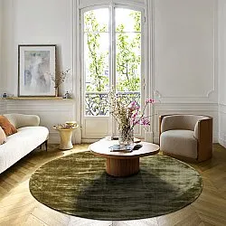 Tappeto rotondo - Jodhpur Special Luxury Edition (verde)