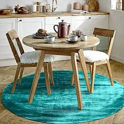 Tappeto rotondo - Jodhpur Special Luxury Edition (turchese)