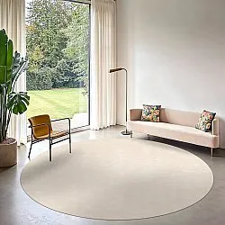 Tappeto rotondo - Jodhpur Special Luxury Edition Viscosa (beige chiaro)