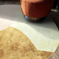 Tappeto rotondo - Lazio (beige/rosa)