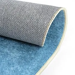 Tappeto rotondo - Lynton (blu)