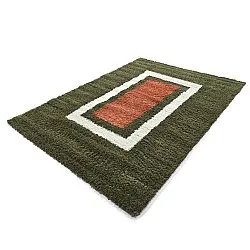 Tappeto A Pelo Lungo - Alsace (verde/bianco/arancione)