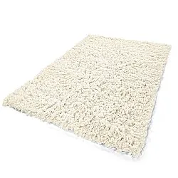 Tappeto A Pelo Lungo - Fassale Hand Woven Wool Shaggy (bianco)