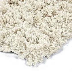 Tappeto A Pelo Lungo - Fassale Hand Woven Wool Shaggy (bianco)