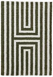 Tappeto A Pelo Lungo - Imilchil (bianco/verde)
