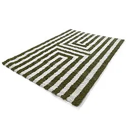 Tappeto A Pelo Lungo - Imilchil (bianco/verde)
