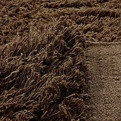 Tappeto A Pelo Lungo - Melilla Hand Woven Wool Shaggy (marrone)