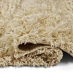 Tappeto A Pelo Lungo - Melilla Hand Woven Wool Shaggy (natura)