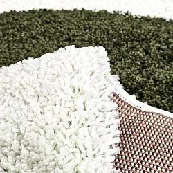 Tappeto A Pelo Lungo - Sanghar (bianco/arancione/verde)