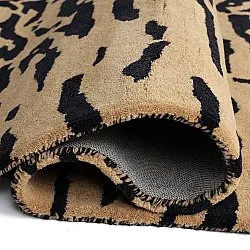 Tappeto A Pelo Lungo - Zebra Tufted Wool Premium (beige/nero)