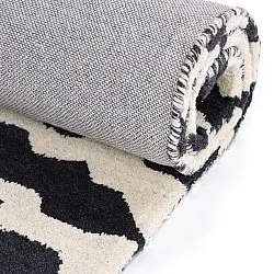 Tappeto A Pelo Lungo - Zebra Tufted Wool Premium (bianco/nero)