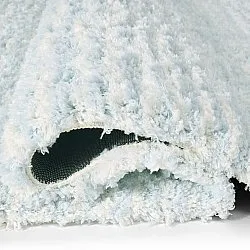 Tappeto A Pelo Lungo - Aden (azzurro/bianco)