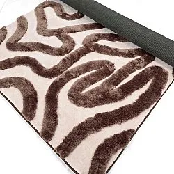 Tappeto A Pelo Lungo - Akaba (marrone/rosa chiaro)