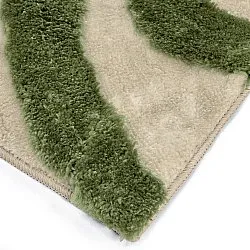 Tappeto A Pelo Lungo - Akaba (crema/verde)