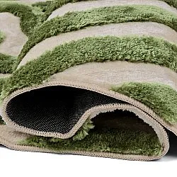 Tappeto A Pelo Lungo - Akaba (crema/verde)