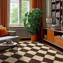 Tappeto A Pelo Lungo - Albi (marrone/beige)