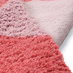 Tappeto A Pelo Lungo - Amira Natural Cotton Shaggy (rosa)