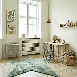 Tappeto per Bambini - Aranga Super Soft Star (verde)