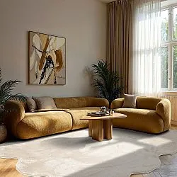 Tappeto shaggy ondulato - Aranga Super Soft Fur (beige)