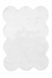 Tappeto shaggy ondulato - Aranga Super Soft Fur (bianco)