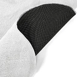 Tappeto shaggy ondulato - Aranga Super Soft Fur (bianco)